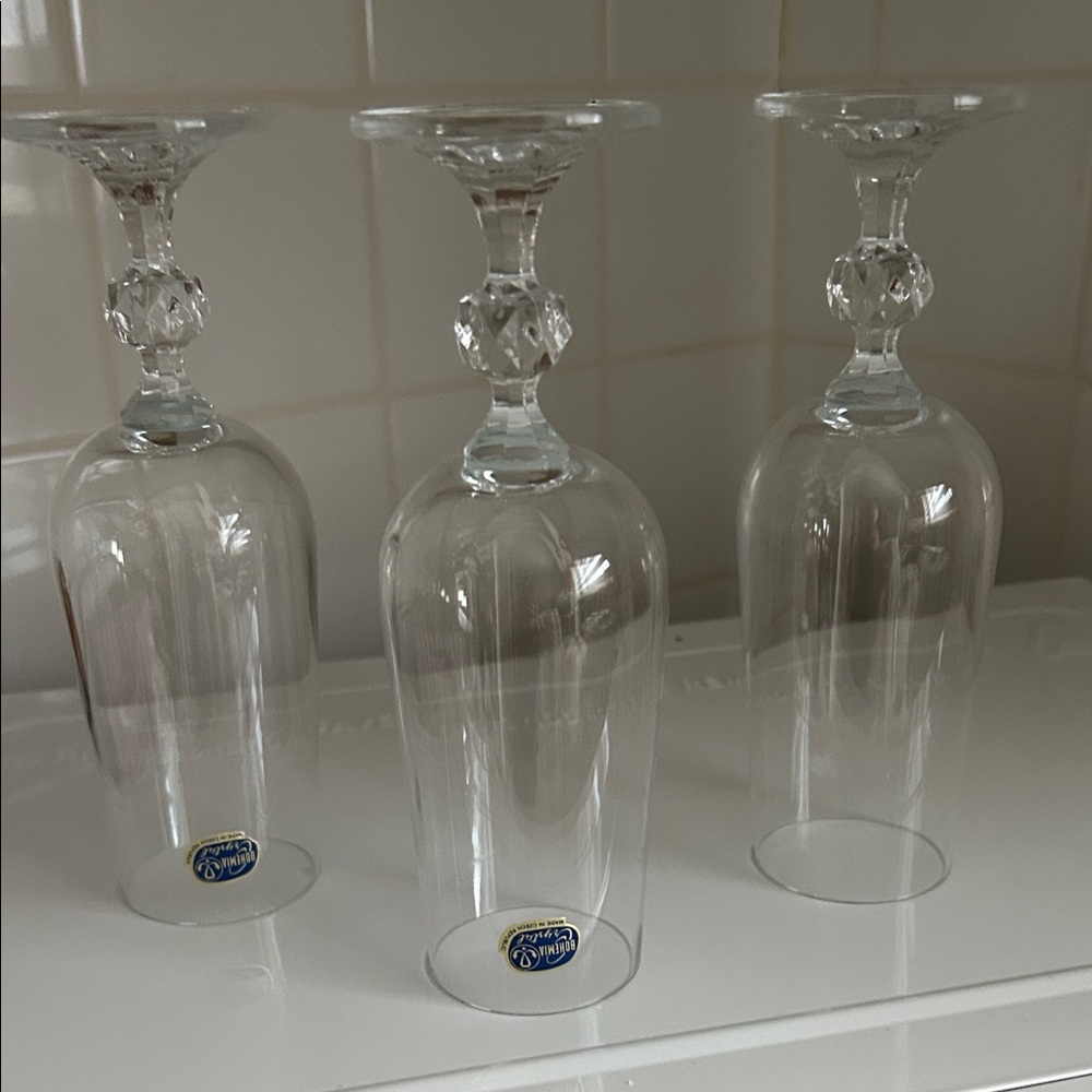 Crystal Clear Wine Glass Trio set of 3
